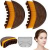 2pcs New Lymphatic Contour Face Brush, Dry Brushing Face Brush, Massager for Face, Chin & Jawline Sculpting, Ergonomically Designed to Fit The Skin Precisely and Relieve Fatigue view 1