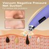 Facial Pore Blackhead Remover Vacuum - Fore Cleaner and Blackhead Extractor with 3 Adjustable Suction Levels - 5 Probes - Pore Vacuum Kit for Women&Men (Matte Purple) view 2