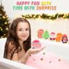 NIGOWAYS Christmas Bath Bombs - 6 PCS Bubbles Bath for Kids/Woman,Santa Claus,Reindeer, Penguins Shapes Bath Salts,Bath Bomb Gifts for Christmas,Birthday,Party Favor view 4