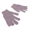 COOLHIYA Bath Exfoliating Gloves Five Fingers Body Scrub Mitt for Men Women Dual-sided Stretchy Bath Scrubber with Soap Compatible Material Easy to Clean and Wear Universal Size Hands view 1
