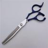 Hair Cutting Scissors, 6 Inch Japan Upscal Scissor Blue Handle Hair Scissors Cutting Barber Haircut T Shears Hairdresser Scissors Set view 3