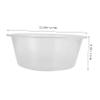 ETHZZLE Large Transparent Foot Soaking Basin Thick Plastic Wash Tub for Foot Massage and Face Washing Spacious and Soaking Bucket for Adults Multiuse Pedicure Spa Pool view 2