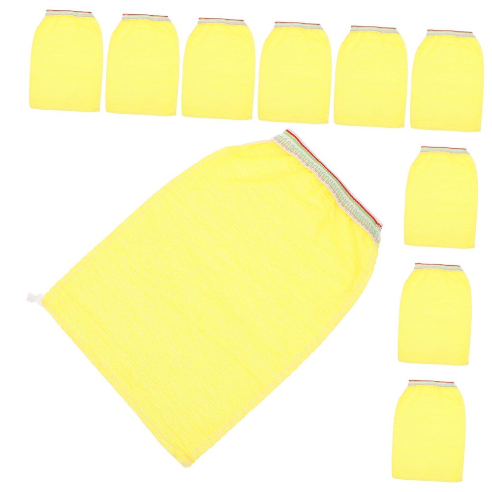 ETHZZLE 25Pcs Disposable Bathing Gloves Exfoliating Shower Towels Lightweight Soft Skin-friendly Bath Towel Gloves for Gentle Body Scrub and Massage Easy to Carry and Store