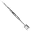 ETHZZLE Stainless Steel Dual-Ended Blackhead Scraper Facial Pimple Cleaner Tool Exfoliating Spatula Compact Portable for Deep Cleansing and Pimple Removal Face and Nose view 1