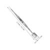 ETHZZLE Stainless Steel Dual-Ended Blackhead Scraper Facial Pimple Cleaner Tool Exfoliating Spatula Compact Portable for Deep Cleansing and Pimple Removal Face and Nose view 2