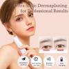 Sonic Dermaplaning Tool for Women - Rechargeable Dermaplane Razor for Women Face with 5 Refill Blades, Peach Fuzz Remover | Smooth | Radiant Skin view 2