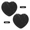 NBSKSDLK Black Marble Compact Mirror for Purse, 1x/2x Magnifying Double-Sided Cosmetic Mirror Portable Travel Mirror for Beauty, Foldable, Handheld Vanity Mirror for Women Gift view 2