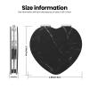 NBSKSDLK Black Marble Compact Mirror for Purse, 1x/2x Magnifying Double-Sided Cosmetic Mirror Portable Travel Mirror for Beauty, Foldable, Handheld Vanity Mirror for Women Gift view 3