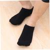 ETHZZLE 4pcs Black Moisturizing Gel Socks for Foot and Spa Care Non-Slip Grip Design Hydrating Treatment for Dry Feet for Long Standing and High Heel Wearers view 4