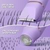 Bikini Trimmer for Women, Tiovara Painless Electric Razors Shaver IPX7 Waterproof Cordless Body Hair Trimmer Pubic Hair Removal with USB Charge Dock for Underarm Leg Arm Body Face Silk Skin (Lilac) view 3