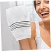 ETHZZLE 20 pcs Disposable Double-sided Shower Exfoliating Gloves for Body Scrubbing Deep Cleansing Bath Gloves for Neck Shoulders and Feet Comfortable Texture Suitable for Men and Women view 3