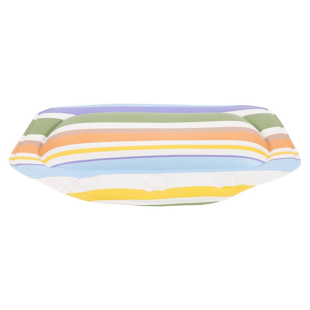 COOLHIYA PVC Bathtub Pillow with Suction Cups for Neck Back Shoulder Support Breathable Household Bath Cushion for Spa Relaxation and Fatigue Relief Compact for Easy Storage