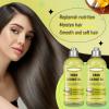 Coconut Oil Shampoo and Conditioner Set, Nourishing & Softening Hair Care for Men & Women, Deep Hair Repair & Long-Lasting Shine Hydration Hair Kit to Dry, Frizzy, Damaged Hair, 300ML view 2