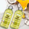 Coconut Oil Shampoo and Conditioner Set, Nourishing & Softening Hair Care for Men & Women, Deep Hair Repair & Long-Lasting Shine Hydration Hair Kit to Dry, Frizzy, Damaged Hair, 300ML view 4