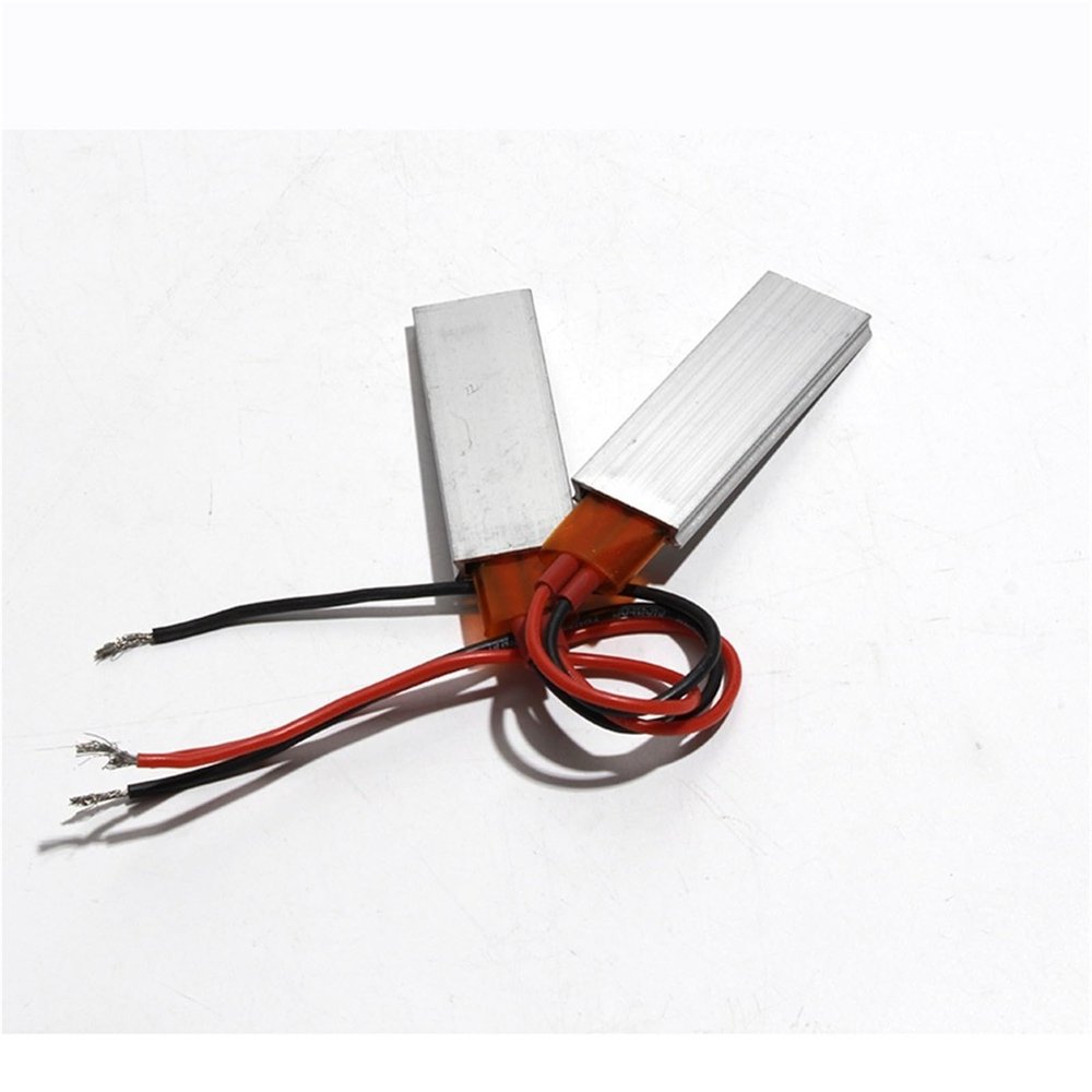 2PCS 50x20x5mm 24V/5V Consistant Temperature Ceramic Thermostatic 40C-230C Degrees for Hair Straightener(24V 180C 12-35W)