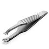 BEZOX Nose Hair Trimmer for Men & Women  Stainless Steel Nasal Hair Cutter & Round-Tip Safe Manual Body Trimmers for Men, Portable Facial Hair Remover - Silver view 1