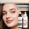 2 Pack Rice Peel Shot Glow Ampoule Duo Black & White Rice Peel Shot Face Body Exfoliant Scrub Dull Skin Brightener Dead Skin Remover 2.7 fl.Oz Each view 2