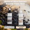 2 Pack Rice Peel Shot Glow Ampoule Duo Black & White Rice Peel Shot Face Body Exfoliant Scrub Dull Skin Brightener Dead Skin Remover 2.7 fl.Oz Each view 3
