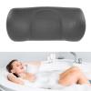 Asixxsix Bathtub Pillow, 12.8x5.9x2.1Inches Soft PU Spa Bath Pillow with Anti Slip Suction Cups, Portable Bath Pillows for Tub, Head Neck Support, Home Bathroom view 2