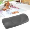 Asixxsix Bathtub Pillow, 12.8x5.9x2.1Inches Soft PU Spa Bath Pillow with Anti Slip Suction Cups, Portable Bath Pillows for Tub, Head Neck Support, Home Bathroom view 4