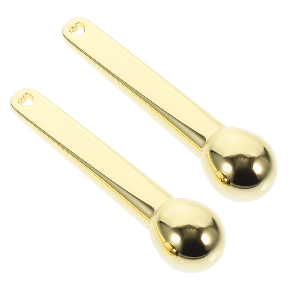 LALADEFIEE 2Pcs Portable Eye Cream Applicator Roller Sturdy Handheld Eye Massager Tool Puffiness Relief and Improved Compact Design for Home and Travel Use