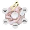 LALADEFIEE 2Pcs Portable Eye Cream Applicator Roller Sturdy Handheld Eye Massager Tool Puffiness Relief and Improved Compact Design for Home and Travel Use view 3
