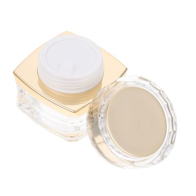 COOLHIYA Refillable Acrylic Cream Bottle for Travel Small Sub-packing Container for Lotion Body Butter Eye Cream Storage Leak-resistant Cosmetic Jar