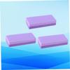 ETHZZLE 3Pcs Double-Sided Foot Scraper Callus Remover PU Pumice Stone for Dead Skin Exfoliation Ergonomic Pedicure Tool for High-Heel Wearers Elderly and Long Standing Use Purple view 2