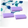 ETHZZLE 3Pcs Double-Sided Foot Scraper Callus Remover PU Pumice Stone for Dead Skin Exfoliation Ergonomic Pedicure Tool for High-Heel Wearers Elderly and Long Standing Use Purple view 3