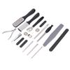 COOLHIYA Pedicure Set Sturdy Nail File and Cutter Kit for Home Salon Travel Use Foot File Kit for Calluses Dead Skin Removal and Nail Trimming view 1