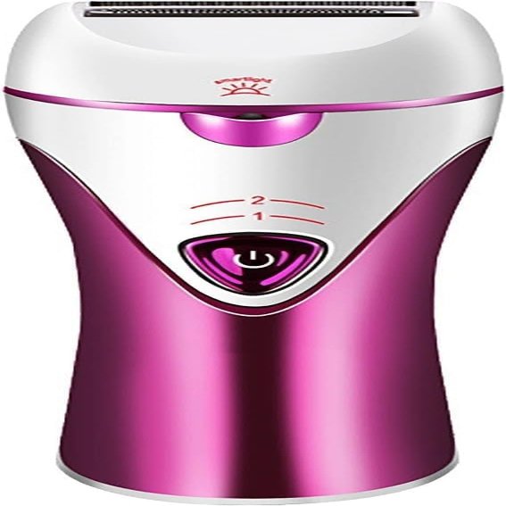 HCUCTOS Women's Epilator Hair Removal System - 4-in-1, Trimmer, Shaver, Wet Dry Electric Razor for Legs, Face, Body