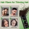 USTAR Hair Fibers for Thinning Hair, Keratin Hair Building Fibers 27.5g and Holding Spray 118ml for Bald Spot Cover Up (Dark Brown) view 3
