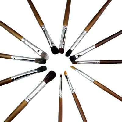 12Pcs Eye Makeup Brush Sets Mini Smudge Brush for Eyeliner Eyeshadow Brushes Eyeliner Brushes for Powder Gel Cream Liquid