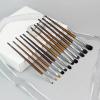 12Pcs Eye Makeup Brush Sets Mini Smudge Brush for Eyeliner Eyeshadow Brushes Eyeliner Brushes for Powder Gel Cream Liquid view 3