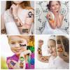 10 Halloween cartoon tattoo stickers, cute mini images of witches, pumpkins, cats, spiders, ghosts, suitable for filling gifts for boys and girls' birthday parties view 4