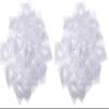 200 Pcs Disposable Plastic Shower Caps - Clear Shower Caps - Large Elastic Thick Bath Cap For Women Spa, Home Use, Hotel, Hair Salon and More (Pack of 2) view 1