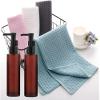 2PCS 100ml/3.4oz Empty Refillable Amber Frosted Glass Lotion Pump Press Bottles Soap Dispensers Containers Jars with Black Pumps for Lotion Liquid Makeup Removel Oil Shampoo (Pack of 2) view 4