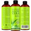 Seven Minerals Aloe Vera Gel - 99% Organic, Big 12 oz - NO XANTHAN, so it Absorbs Rapidly with No Sticky Residue - made from REAL JUICE, NOT POWDER (Pack of 2) view 3