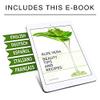 Seven Minerals Aloe Vera Gel - 99% Organic, Big 12 oz - NO XANTHAN, so it Absorbs Rapidly with No Sticky Residue - made from REAL JUICE, NOT POWDER (Pack of 2) view 4