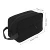 Asixxsix Travel Toiletry Bag for Men, water proof Makeup Bag Storage Organizer, Hanging Toiletry Organizer for Men Shaving Washing Supplies Travel Business Trip (Black) view 3