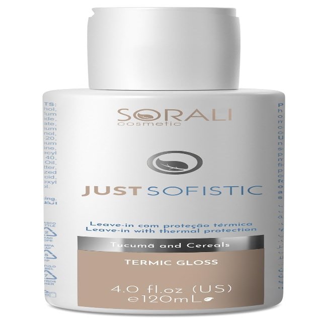 Termic Gloss Leave-In Hair Treatment, Thermal Protection, Anti-Frizz, All Hair Types, 300ml (Small (4oz))