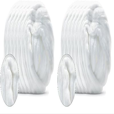 BAR5F Cotton Coil, 40 Feet Long | 100% Pure for Salons, Professional Beauty, Personal Care | Packaged in Quick Dispenser Resealable Bag (Pack of 2)