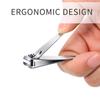 32 Pieces Stainless Steel Fingernail Nail Clipper Bulk Silver Portable Toenail Clippers Cutter Set (Pack of 2) view 4
