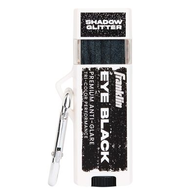 Franklin Sports Premium Baseball Eye Black - All Sports Eyeblack Stick for Baseball, Softball + Football Players - 3 Color Gold Fusion for Sun Glare - Black Glitter