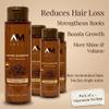 AM AMELI 4-Pack Coffee & Caf Caffeine Shampoo Family Size Set for Growth & Shine, Paraben & Silicone-Free, Hair Vitality Support, 415.2 fl oz view 3