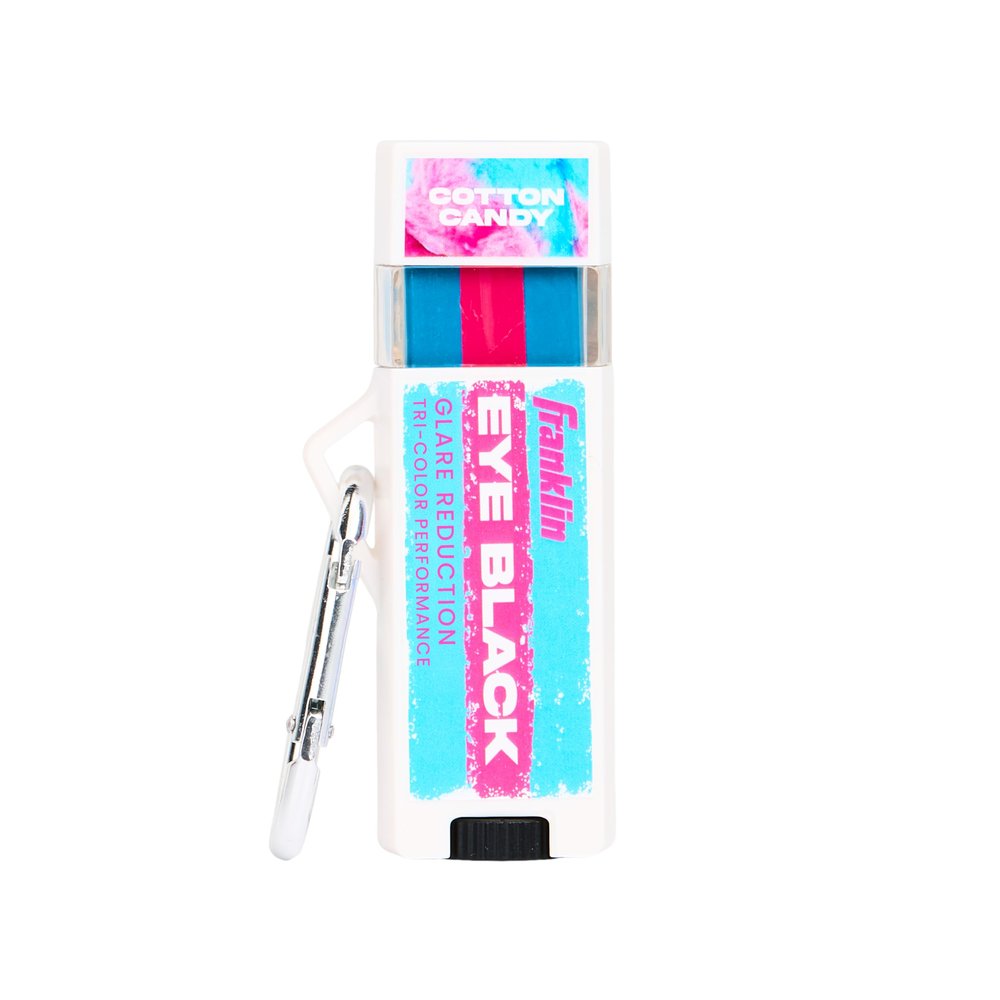 Franklin Sports Premium Baseball Eye Black - All Sports Eyeblack Stick for Baseball, Softball + Football Players - 3 Color Gold Fusion for Sun Glare - Pink/Blue