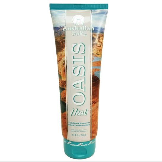 Oasis Heat Tanning Lotion, Bronze, Cruelty Free, for All Skin Types,8.5 Fl Oz