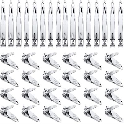 20 Pieces Stainless Steel Nail Clippers Set Fingernail and Toenail Clipper Portable Sturdy Nail Clippers for Men and Women (Pack of 2)