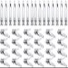 20 Pieces Stainless Steel Nail Clippers Set Fingernail and Toenail Clipper Portable Sturdy Nail Clippers for Men and Women (Pack of 2) view 1