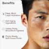 The Skin Longevity Routine, Super Moisture & Under Eye Gel for Men, 2 in 1 Day to Night Serum, Moisturizer Spray, Caffeine Eye Cream, 2 Bottles view 2